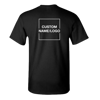 Customizable Adult Cotton Tee - Back view