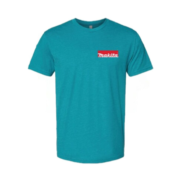 Teal Work Ready Tee front view
