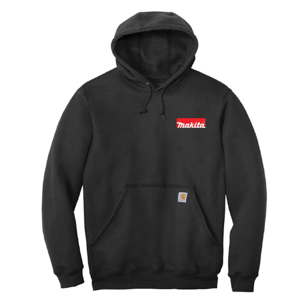 Makita Black Carhartt Sweatshirt product image on white background