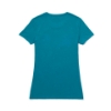 Back image of the Ladies Teal 1915 Tee on white background
