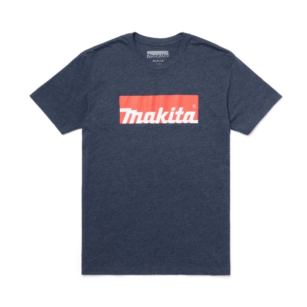 Image of the Midnight Work Ready Tee with Makita logo on the front